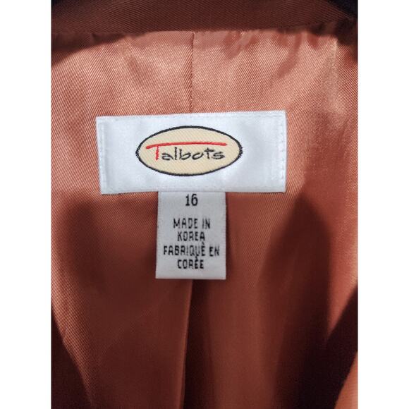 vintage talbots blazers 16 And Skirt Size 16 Sunburnt Orange - Picture 3 of 15
